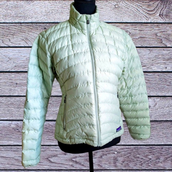 Patagonia Jackets & Blazers - Patagonia Down Sweater Mint green